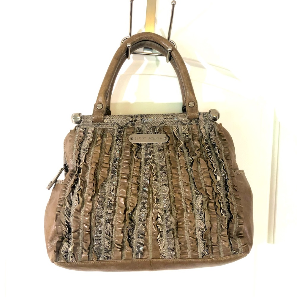 Vintage Leather Betsey Johnson Handbag